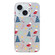 iPhone 15 Christmas Series PC Full Coverage Pattern Phone Case - CW036 White