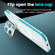 iPhone 15 Color Edge Lens Holder MagSafe Magnetic Phone Case - White