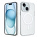 iPhone 15 Color Edge Skin Feel Frosted MagSafe Magnetic Phone Case - White