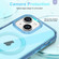 iPhone 15 Colorful MagSafe Magnetic PC Hybrid TPU Phone Case - Blue