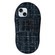 iPhone 15 Creative Flannel Slipper Design TPU Phone Case - Black