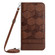 iPhone 15 Crossbody Football Texture Magnetic PU Phone Case - Brown