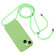 iPhone 15 Crossbody Lanyard Liquid Silicone Case - Matcha Green