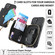 iPhone 15 Crossbody Multi-function Zipper Wallet Phone Case - Black