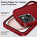 iPhone 15 Defender Gen2 Rugged PC + Silicone Phone Case with Holder - Red+Black