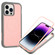iPhone 15 Defender Series XT MagSafe Magnetic PC + TPU Shockproof Phone Case - Pink+Grey
