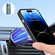 iPhone 15 Denior Cowhide Texture Leather MagSafe Detachable Wallet Phone Case - Blue