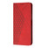 iPhone 15 Diamond Splicing Skin Feel Magnetic Leather Phone Case - Red