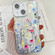 iPhone 15 Electroplating Flowers Plants Texture TPU Phone Case - Wildflower FL2