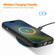 iPhone 15 ENKAY Retro Leather Skin PC Phone Case with High Aluminum-silicon Glass Film - Green