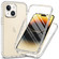 iPhone 15 Full Body Shockproof Clear Gradient Phone Case - Transparent