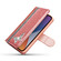 iPhone 15 Glitter Powder Butterfly Leather Phone Case - Rose Gold