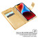iPhone 15 GOOSPERY MANSOOR DIARY 9 Card Slots Leather Phone Case - Mint Green