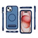 iPhone 15 Guard MagSafe Holder Matte PC Hybrid TPU Phone Case - Royal Blue