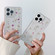 iPhone 15 Gypsophila Flowers Pattern TPU Protective Phone Case - Yellow