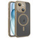 iPhone 15 Hardware Side Cooling Skin Feel Frosted MagSafe Magnetic Phone Case with Lens Film - Gold
