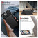 iPhone 15 Horizontal Flip Card Bag Holder Leather Phone Case - Black