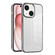 iPhone 15 Ice Color Clear PC Hybrid TPU Phone Case - Grey