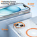 iPhone 15 Ice Feel HD Transparent MagSafe PC Full Coverage Phone Case - Orange