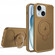 iPhone 15 Invisible Fulcrum Holder MagSafe Phone Case - Gold