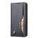iPhone 15 Knead Skin Texture Flip Leather Phone Case - Black