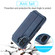 iPhone 15 LC.IMEEKE Hon Ancient Series Flip Leather Phone Case - Blue