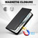 iPhone 15 LC.IMEEKE L1 Series Frosted Fine Texture PU Phone Case - Black