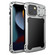 iPhone 15 Lens Holder Metal IP54 Life Waterproof Three-proof MagSafe Phone Case - Silver