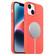 iPhone 15 Liquid Silicone Full Coverage MagSafe Phone Case - Pink Orange