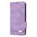 iPhone 15 Magnetic Clasp Leather Phone Case - Purple