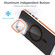 iPhone 15 Magsafe Dual-Color Carbon Fiber Lens Film Phone Case with Lens Fold Holder - Orange