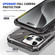 iPhone 15 MagSafe Magnetic Shockproof Phone Case with Ring Holder - Dark Grey
