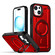 iPhone 15 MagSafe PC Phone Case with Lens Holder - Red