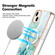 iPhone 15 Marble Pattern Dual-side IMD Magsafe TPU Phone Case - Green 003