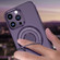 iPhone 15 Matte Magsafe Magnetic Phone Case with Trolley Holder - Night Purple