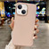 iPhone 15 Metal Liquid Silicone Skin Feel Phone Case - Pink