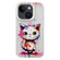 iPhone 15 Painted Color Ink Animals TPU Phone Case - Graffiti Cat