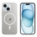 iPhone 15 PC Corrugated MagSafe Phone Case - White