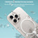 iPhone 15 PC Corrugated MagSafe Phone Case - White