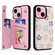 iPhone 15 Printed Double Buckle RFID Anti-theft Phone Case - Blossoming Flowers