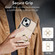 iPhone 15 RFID Anti-theft Card Ring Holder Phone Case - White
