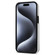 iPhone 15 Rhombic Dual Buckle Card Slots Phone Case with Lanyard - White