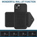 iPhone 15 Rhombic Texture Card Bag RFID Phone Case with Long Lanyard - Black