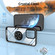 iPhone 15 Ring Holder PC Hybrid TPU Phone Case - Black
