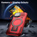 iPhone 15 Shield Frame Holder MagSafe Phone Case - Red