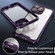 iPhone 15 Shockproof Acrylic Phone Case with Lens Glass Film - Purple