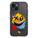 iPhone 15 Simple Illustration Pattern Full Coverage Phone Case - Graffiti Letters A