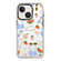 iPhone 15 Simple Illustration Pattern Full Coverage Phone Case - Summer Label B