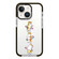 iPhone 15 Simple Illustration Pattern Full Coverage Phone Case - Weight Loss Cat A