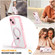 iPhone 15 Skin Feel MagSafe Holder 360 Full Body Phone Case - Pink